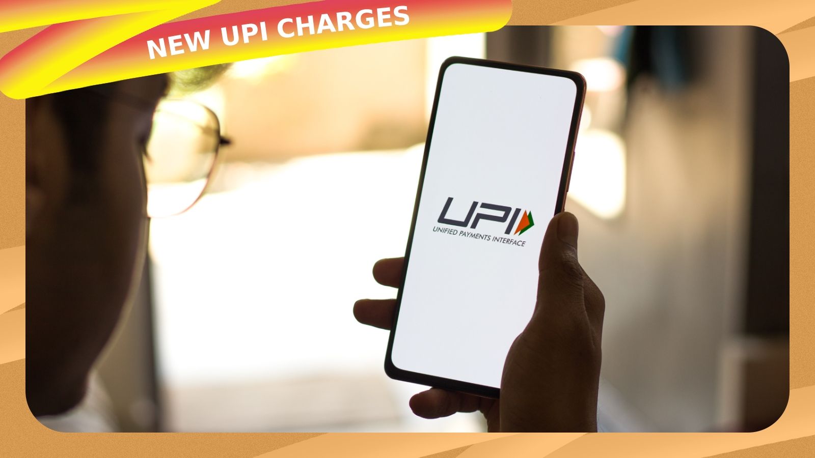 handheld shot of a phone showing the UPI screen handheld shot of a phone showing the UPI screen