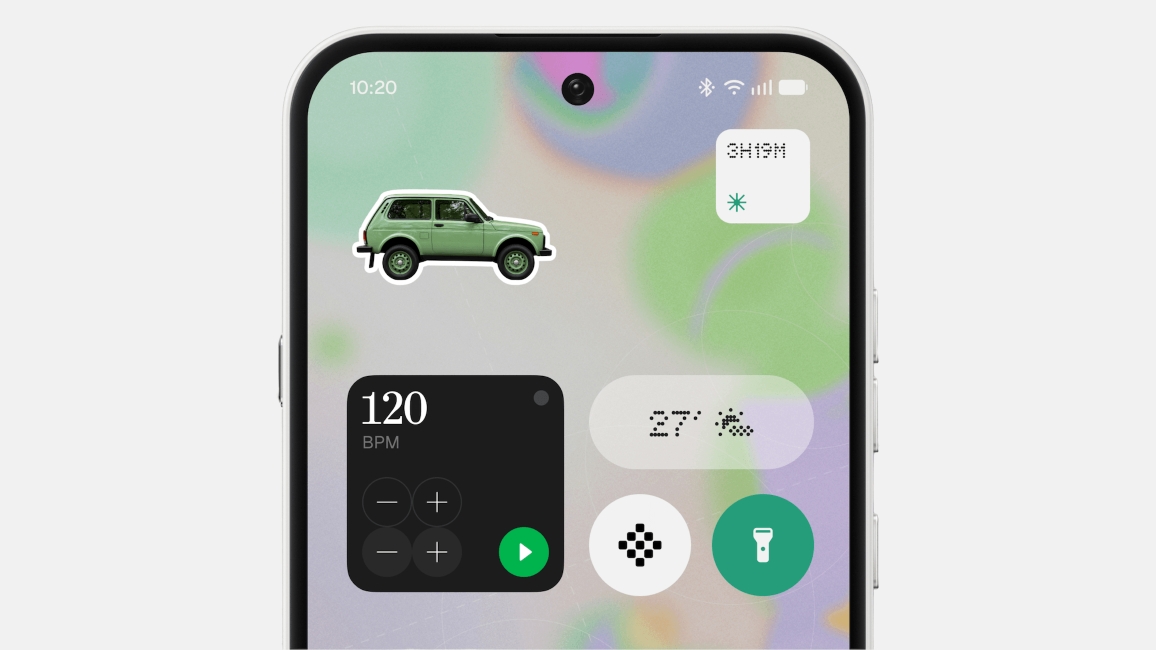 Nothing OS 5.0 home screen widgets showcased Nothing OS 5.0 home screen widgets showcased