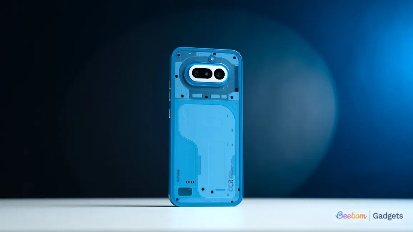 Nothing Phone 4a blue back design showcased