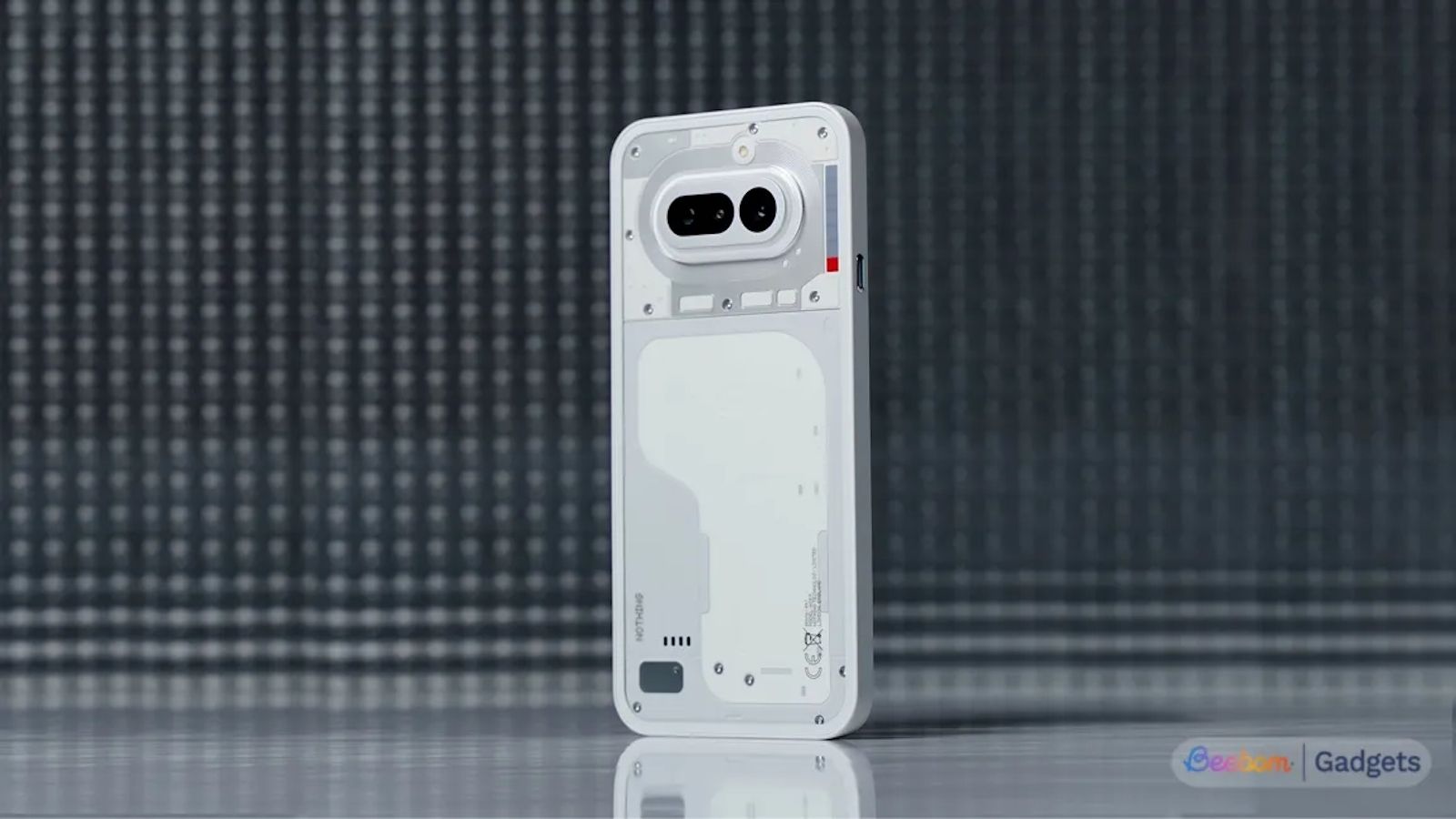 Nothing Phone 4a white back design showcased