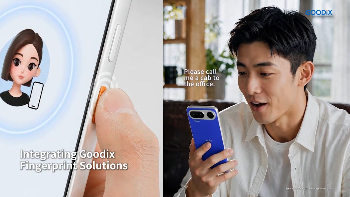 Nubia NaviX Ultra dual fingerprint scanner showcased