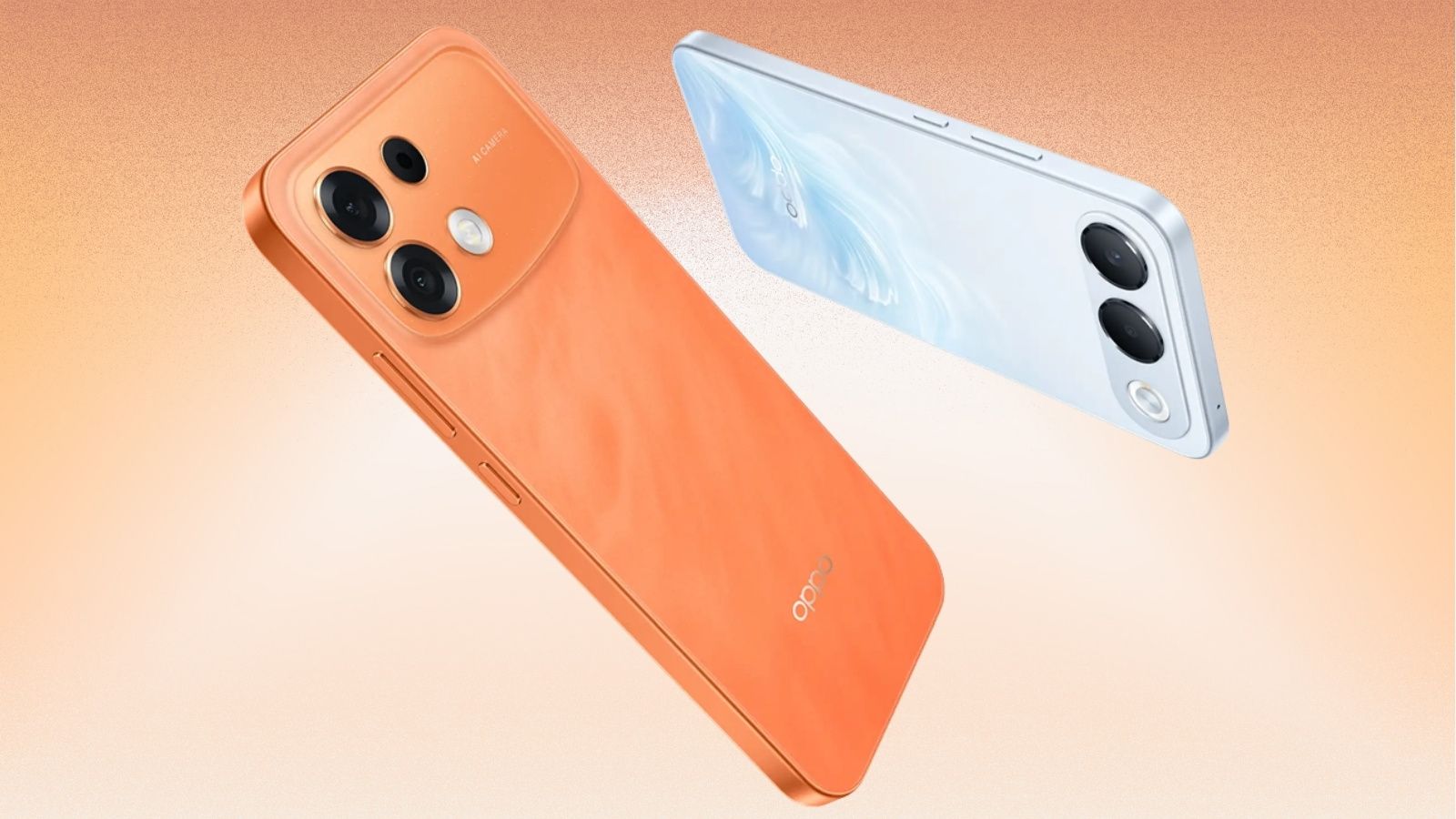 Oppo F35 Pro back design showcased in two colourways