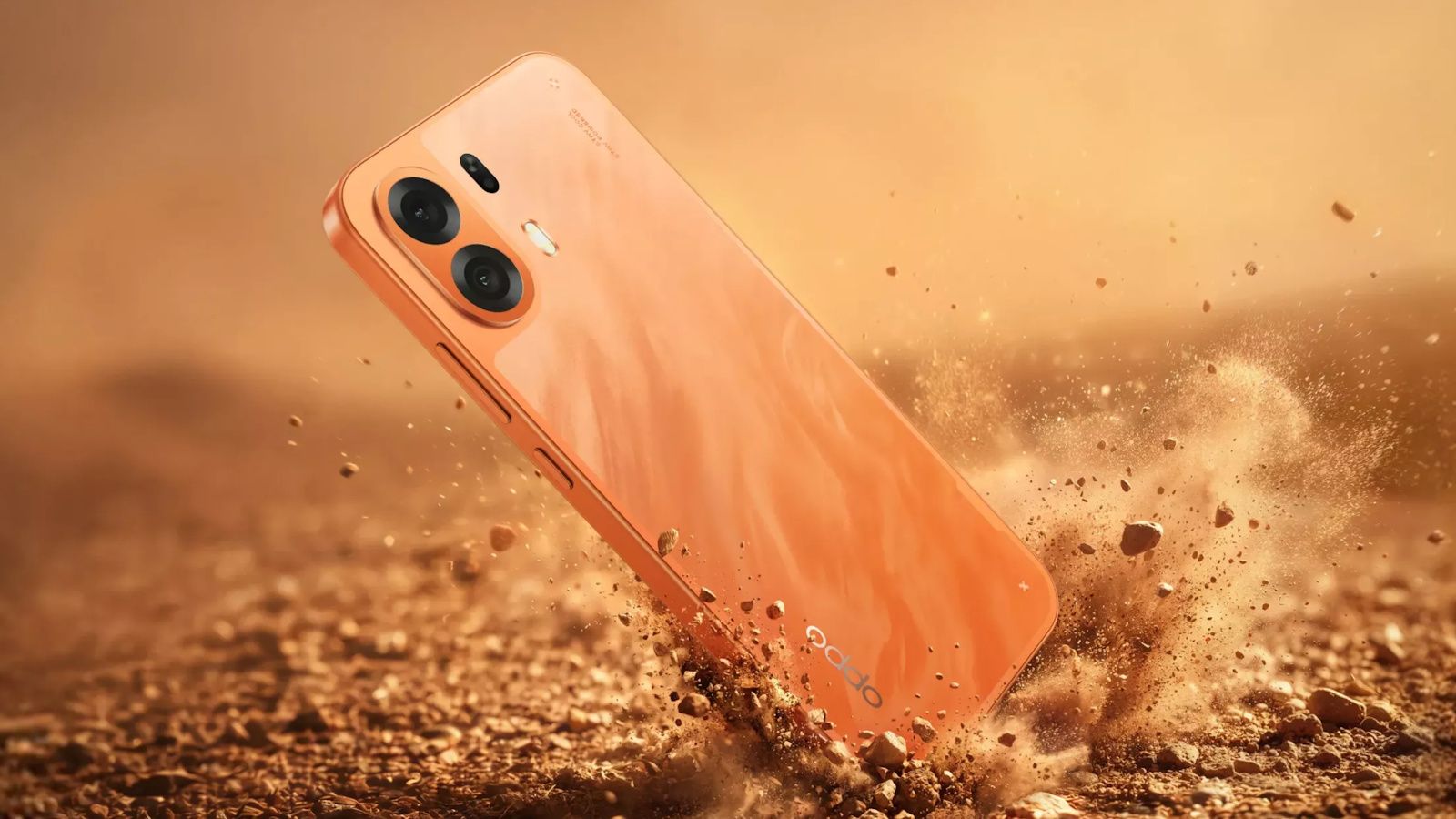 Oppo K14 Plus orange back design showcased Oppo K14 Plus orange back design showcased