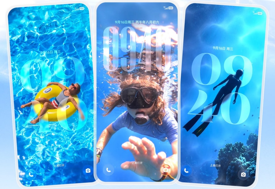 OriginOS 7 with dynamic liquid water theme OriginOS 7 with dynamic liquid water theme