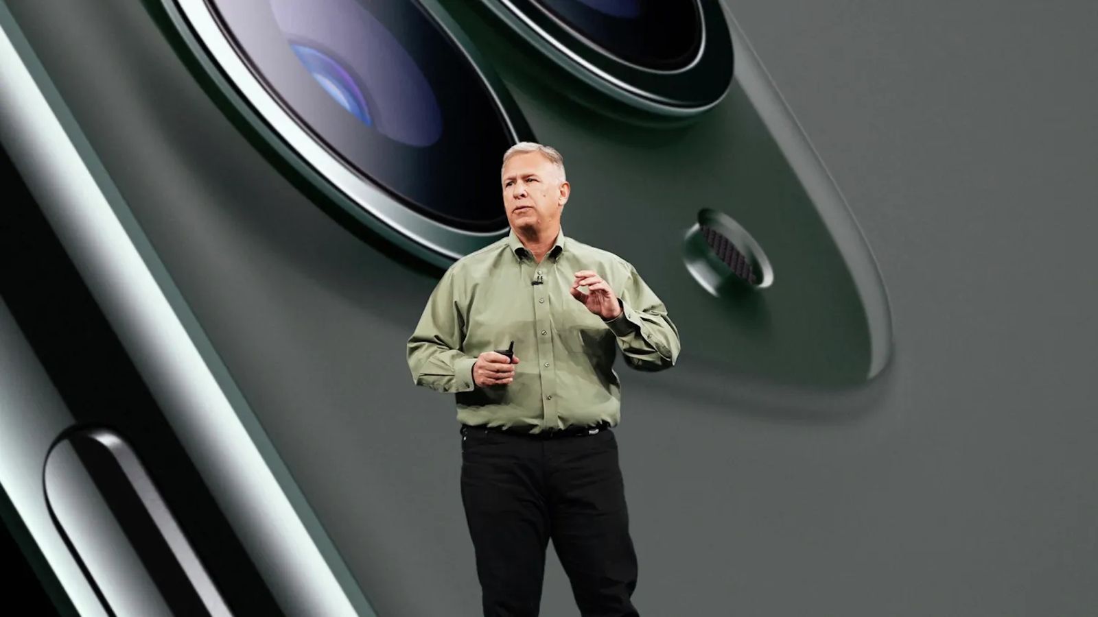 Phil Schiller at an Apple event
