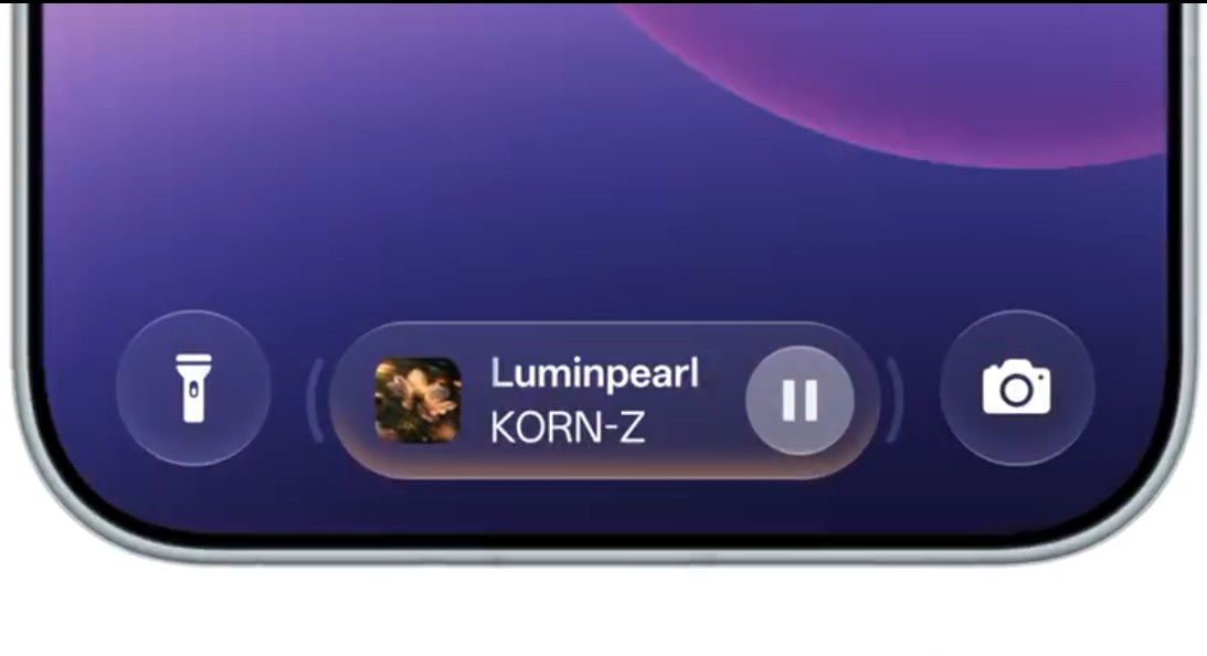 ColorOS 17 Bottom Pill for music player