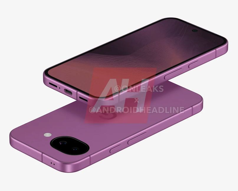 Pixel 11a frame design showcased in a deep purple colourway Pixel 11a frame design showcased in a deep purple colourway