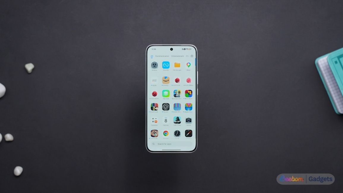 Poco X8 App drawer page 