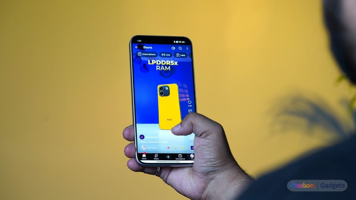 Poco X8 home screen showcased