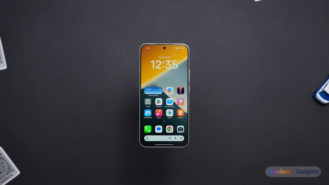 Poco X8 home screen showcased