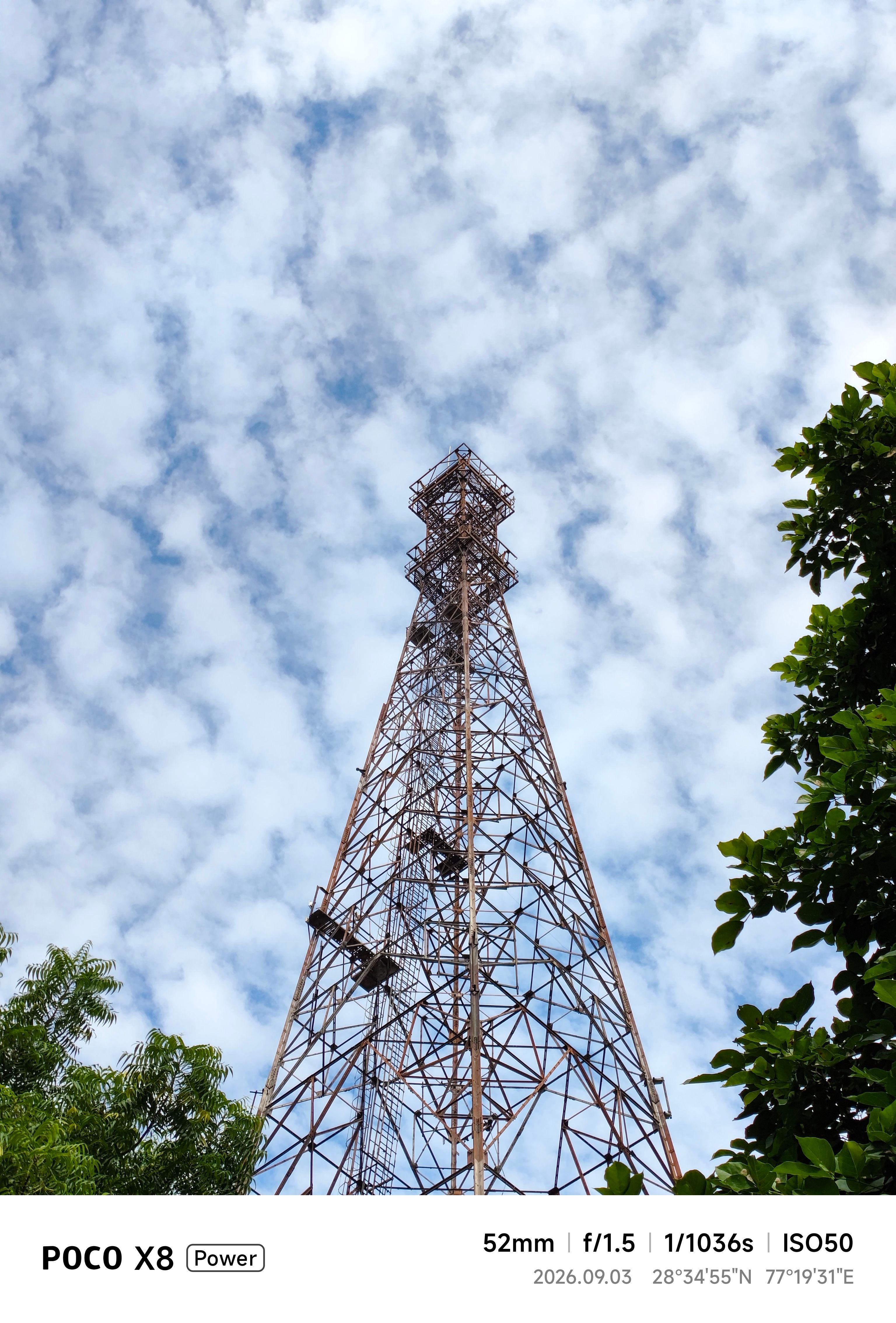 Poco X8 Power 52mm tower shot
