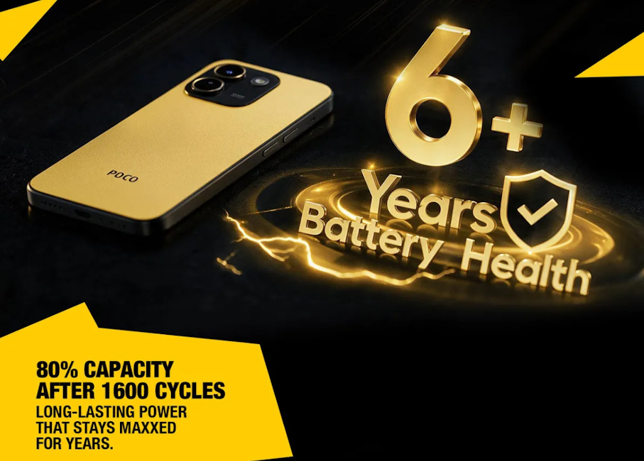 Poco X8 Power battery details showcased