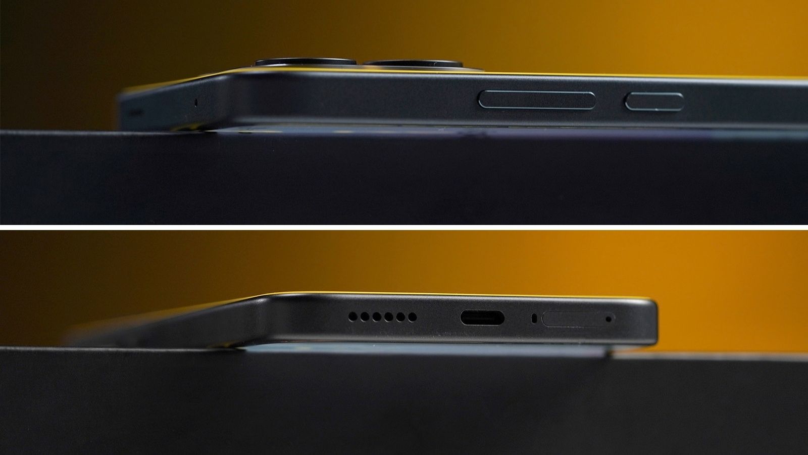 Poco X8 Power ports and buttons showcased