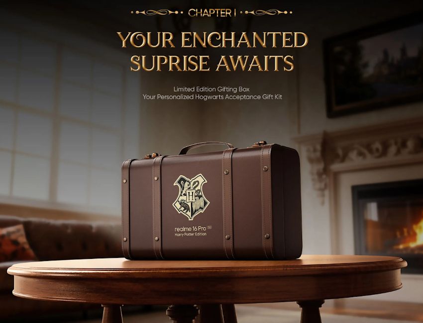 Realme 16 Pro Harry Potter Edition box Realme 16 Pro Harry Potter Edition box