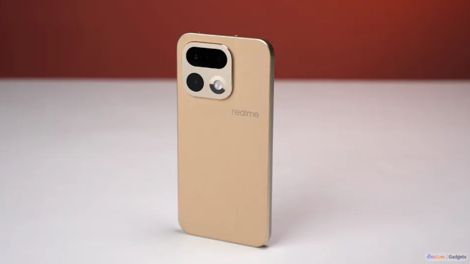 Realme 16 Pro back design showcased in a cream colourway Realme 16 Pro back design showcased in a cream colourway
