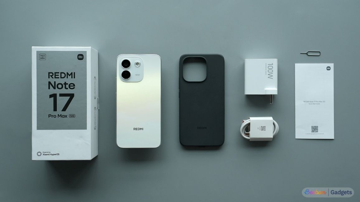 Box contents of the Redmi Note 17 Pro Max