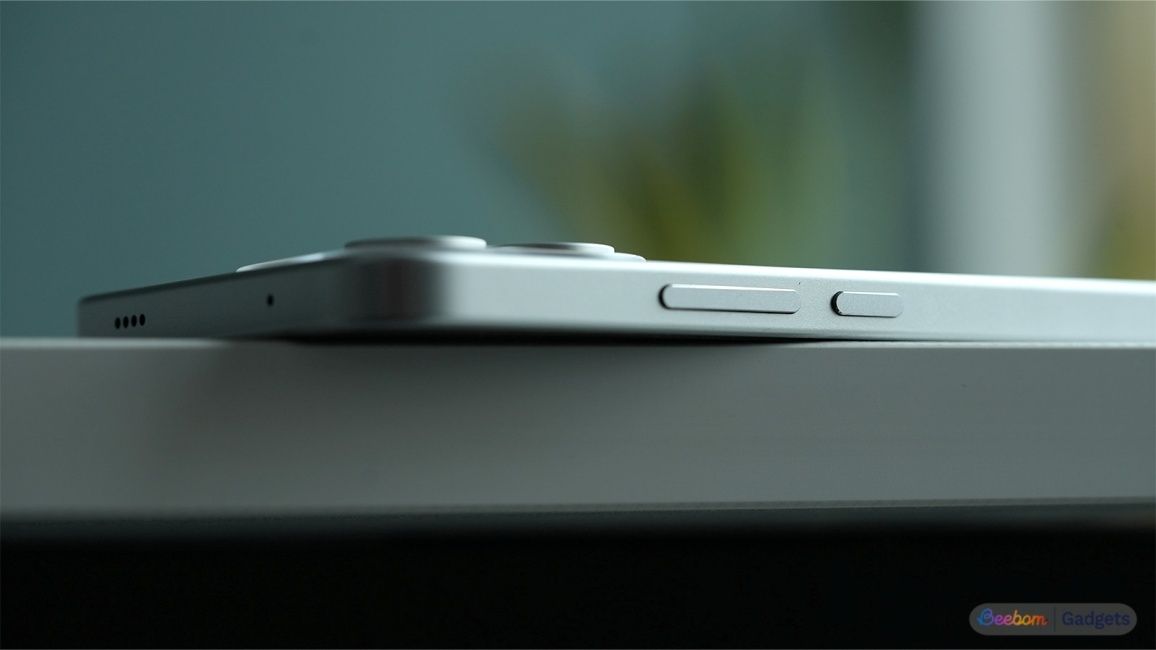 Side view of Redmi Note 17 Pro Max with volume controls and power button