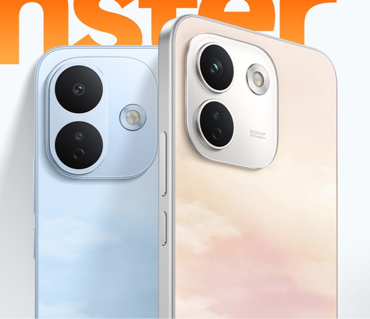 Redmi Note 17 Pro blue and Redmi Note 17 Pro Max gold colour options back design showcased Redmi Note 17 Pro blue and Redmi Note 17 Pro Max gold colour options back design showcased