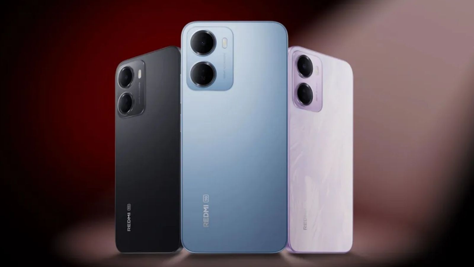 Redmi 15A back design showcased in three colourways Redmi 15A back design showcased in three colourways