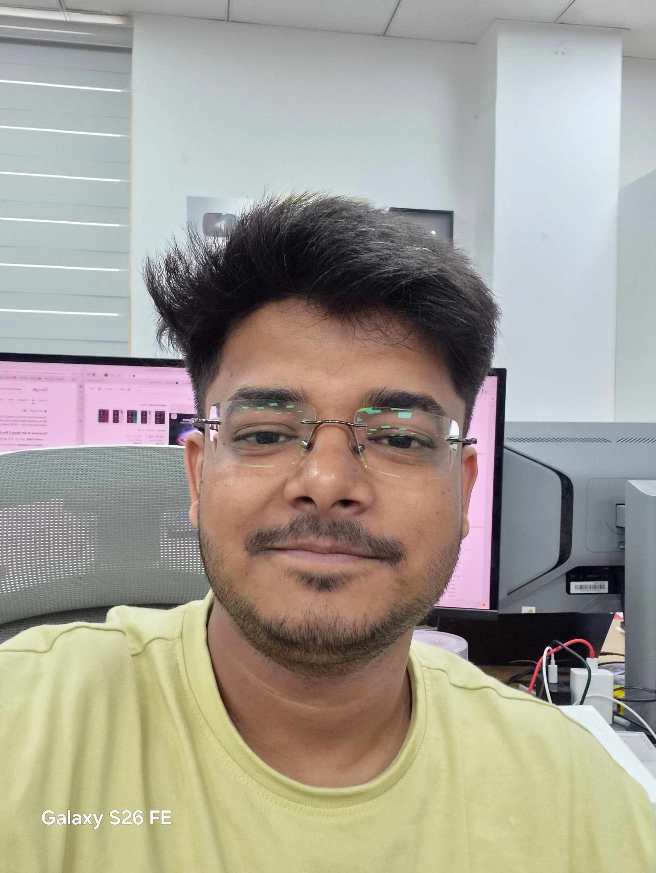 Samsung Galaxy S26 FE Selfie camera shot 3 Samsung Galaxy S26 FE Selfie camera shot 3