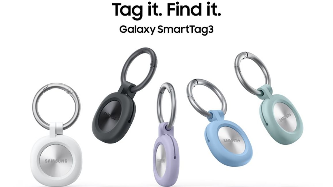 Samsung Galaxy SmartTag 3 design showcased in multiple colourways Samsung Galaxy SmartTag 3 design showcased in multiple colourways