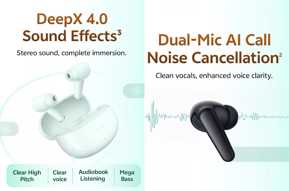 Vivo Buds audio and mic details
