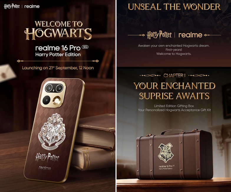 Realme 16 Pro Harry Potter Edition design and launch date