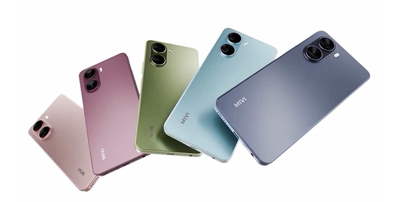 Mivi One 5G in Blue, Pink, Green, Burgundy and Navy Blue