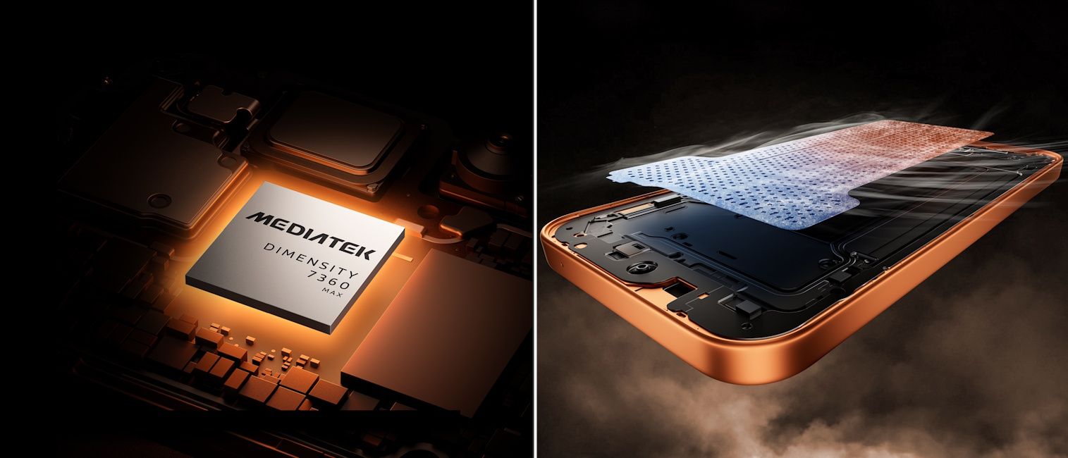 Oppo K14 Plus 5G chipset and vapout chamber