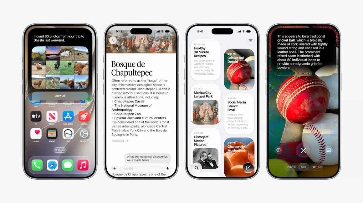 Siri AI offers a dedicated app to act like a chatbot