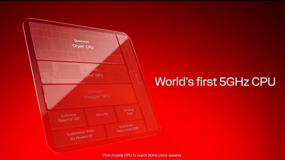 Snapdragon 8 Elite Gen 6 CPU promotional image