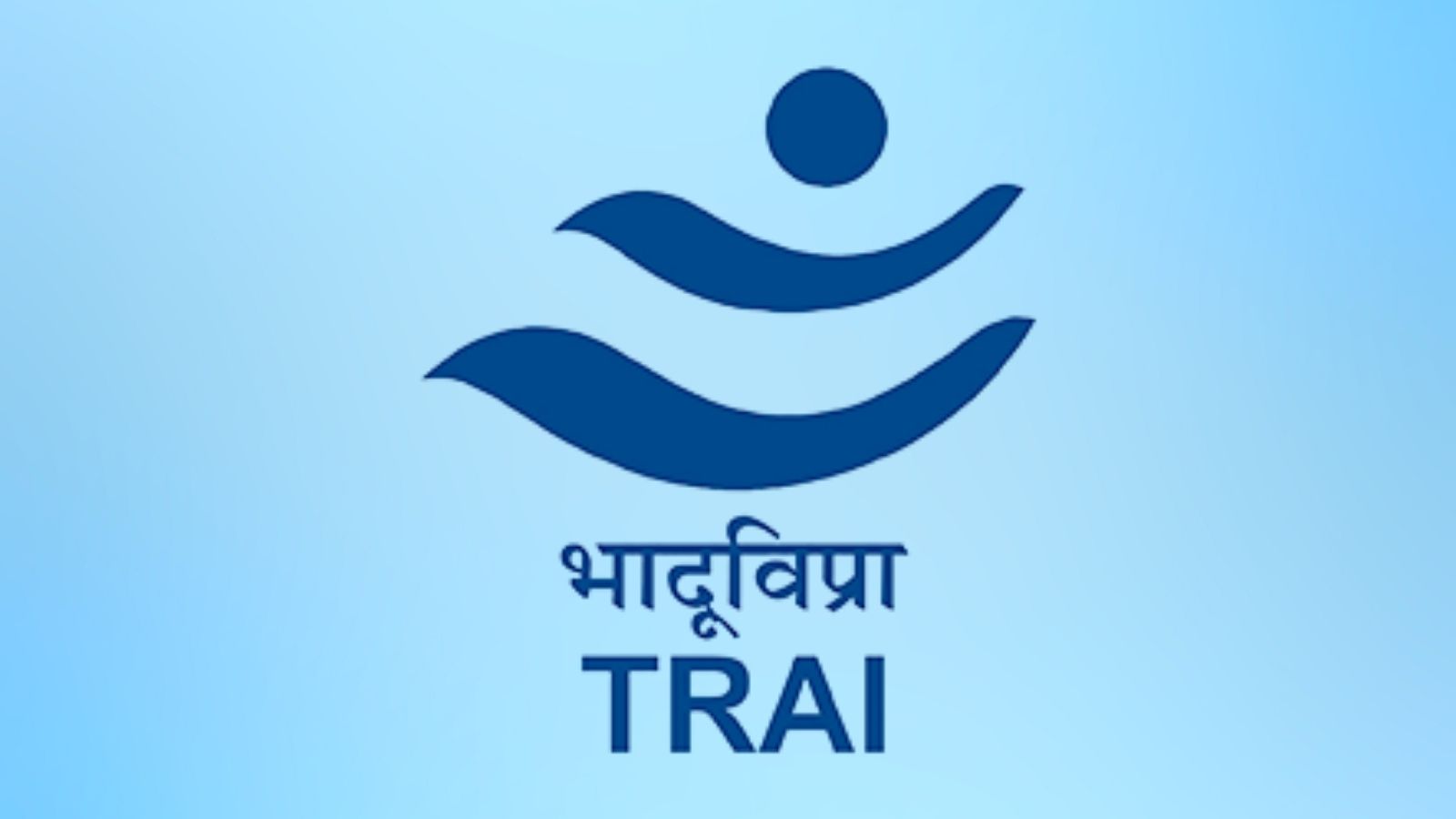 TRAI logo showcased against light blue background TRAI logo showcased against light blue background
