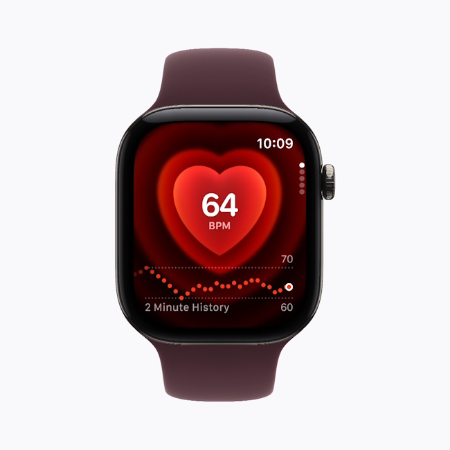 Apple Health app features 24/7 heart rate monitoring every five seconds