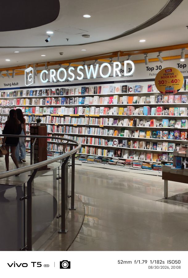 Vivo T5 5G main 2x crossword night shot