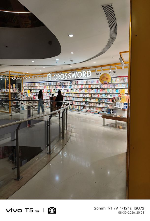 Vivo T5 5G main crossword night shot