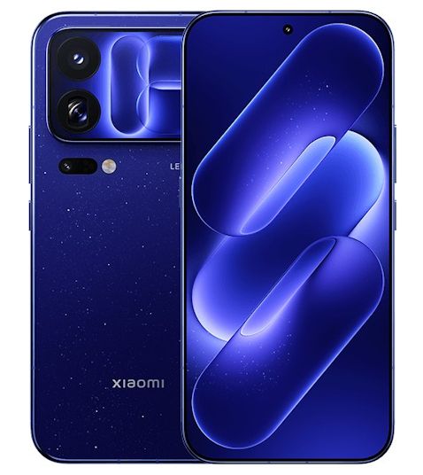 Xiaomi 18 Pro Max blue front and back design showcased