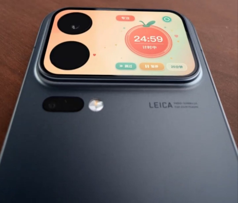 Xiaomi 18 Pro rear display up close with camera hardware and Leica branding Xiaomi 18 Pro rear display up close with camera hardware and Leica branding