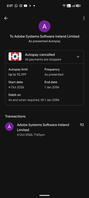 Adobe Photoshop autopay image with bank account
