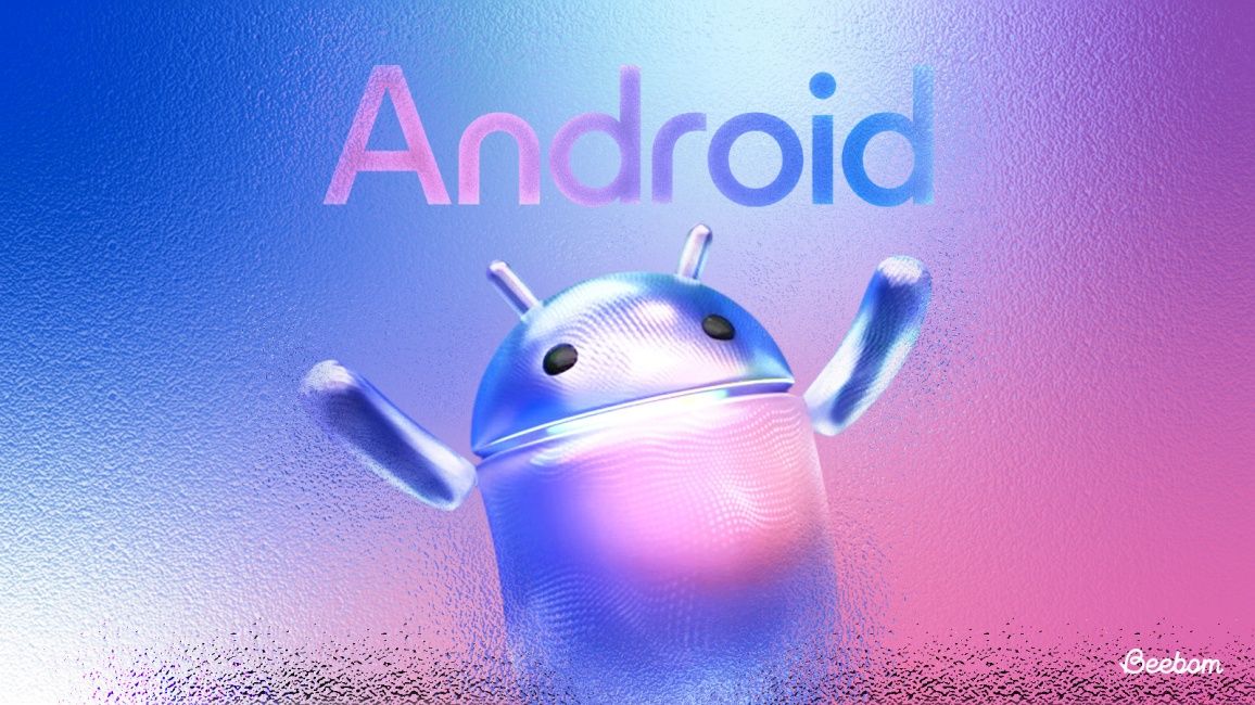 Illustration of Android 18 droid mascot Illustration of Android 18 droid mascot