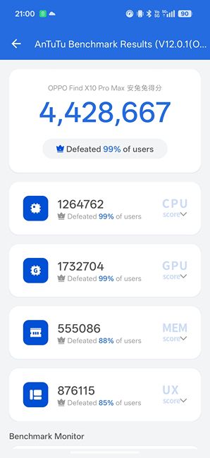 Oppo Find X10 Pro Max AntuTu score Oppo Find X10 Pro Max AntuTu score