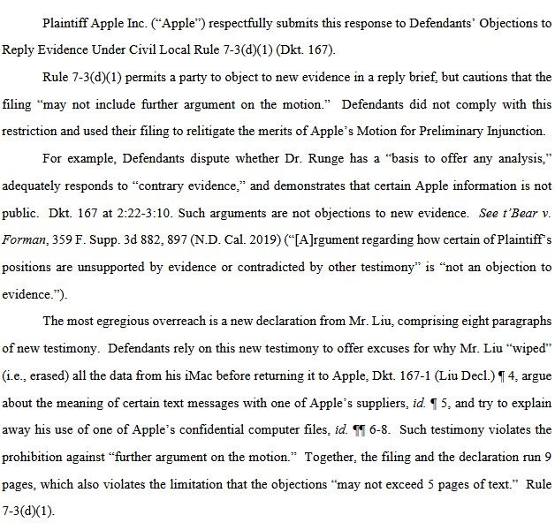 Apple document openAI