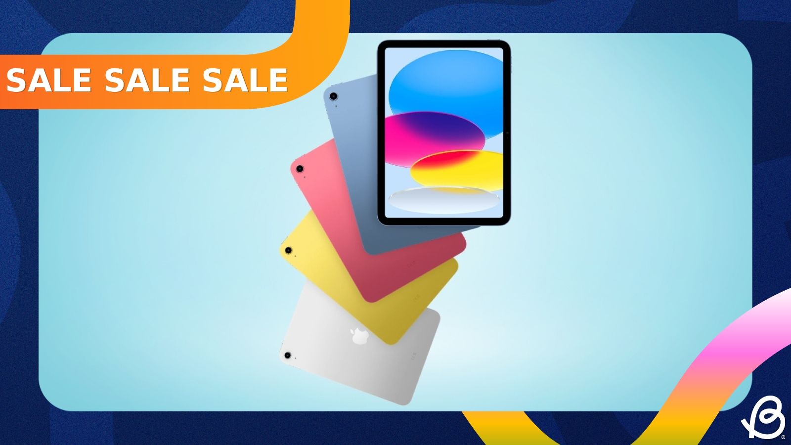 Apple iPad A16 all colour options showcased