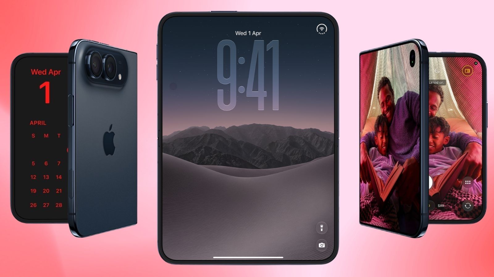 Apple iPhone Duo design showcased from multiple angles