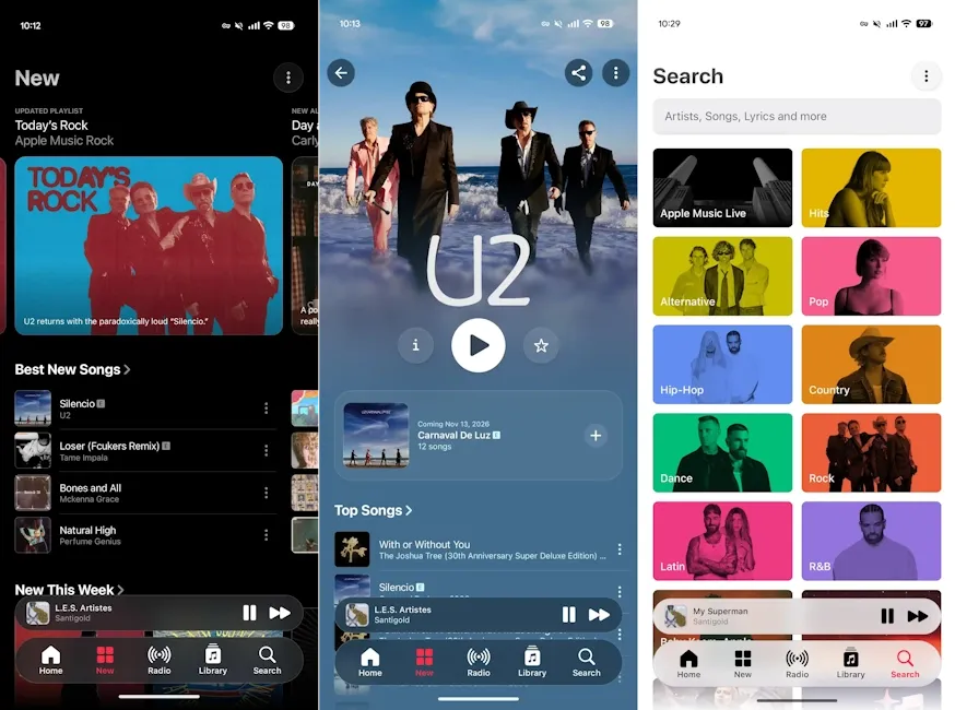 Apple Music for Android 7.0 beta brings Liquid Glass design on the navigation bar and mini player Apple Music for Android 7.0 beta brings Liquid Glass design on the navigation bar and mini player