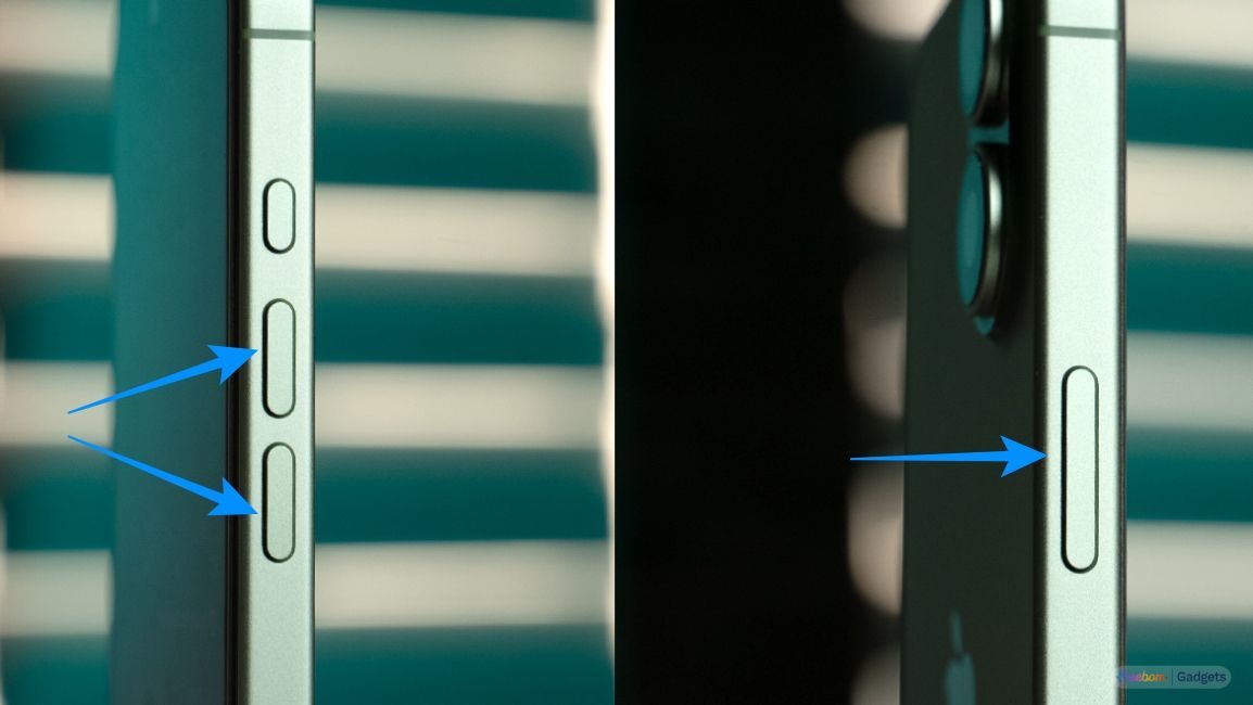 Press Volume Up plus Volume Down button then press the power button to force restart iPhone