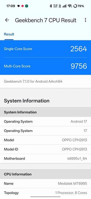 Oppo Find X10 Pro Max Geekbench score Oppo Find X10 Pro Max Geekbench score