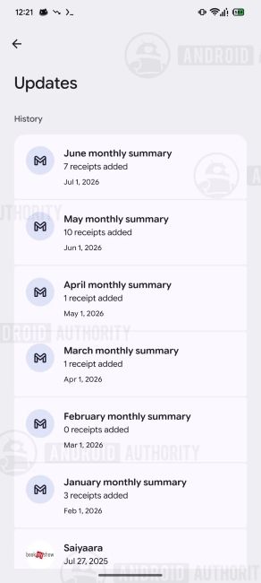 Google Wallet Transaction receipts history Google Wallet Transaction receipts history
