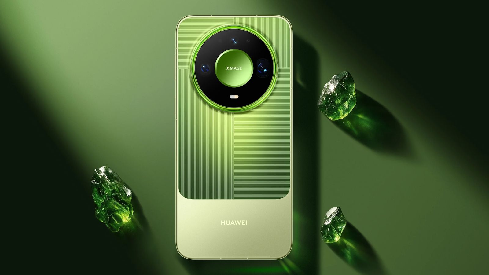 Huawei Mate 90 Pro Max back design showcased in green Huawei Mate 90 Pro Max back design showcased in green