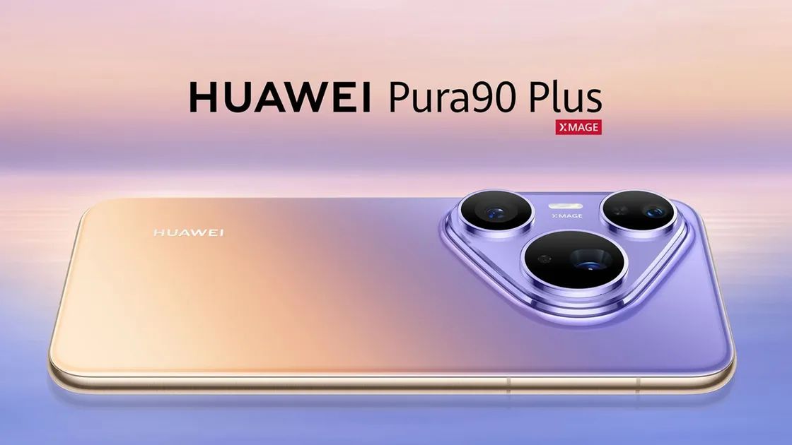 Huawei Pura 90 Plus Sunset colourway back design
