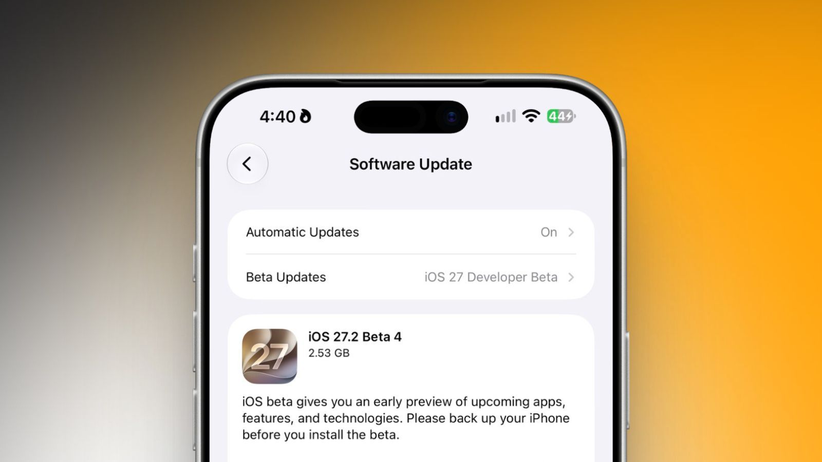 iOS 27.2 Developer Beta 4 Is Here but Apple Has Pulled the New Health App thumbnail iOS 27.2 Developer Beta 4 Is Here but Apple Has Pulled the New Health App thumbnail